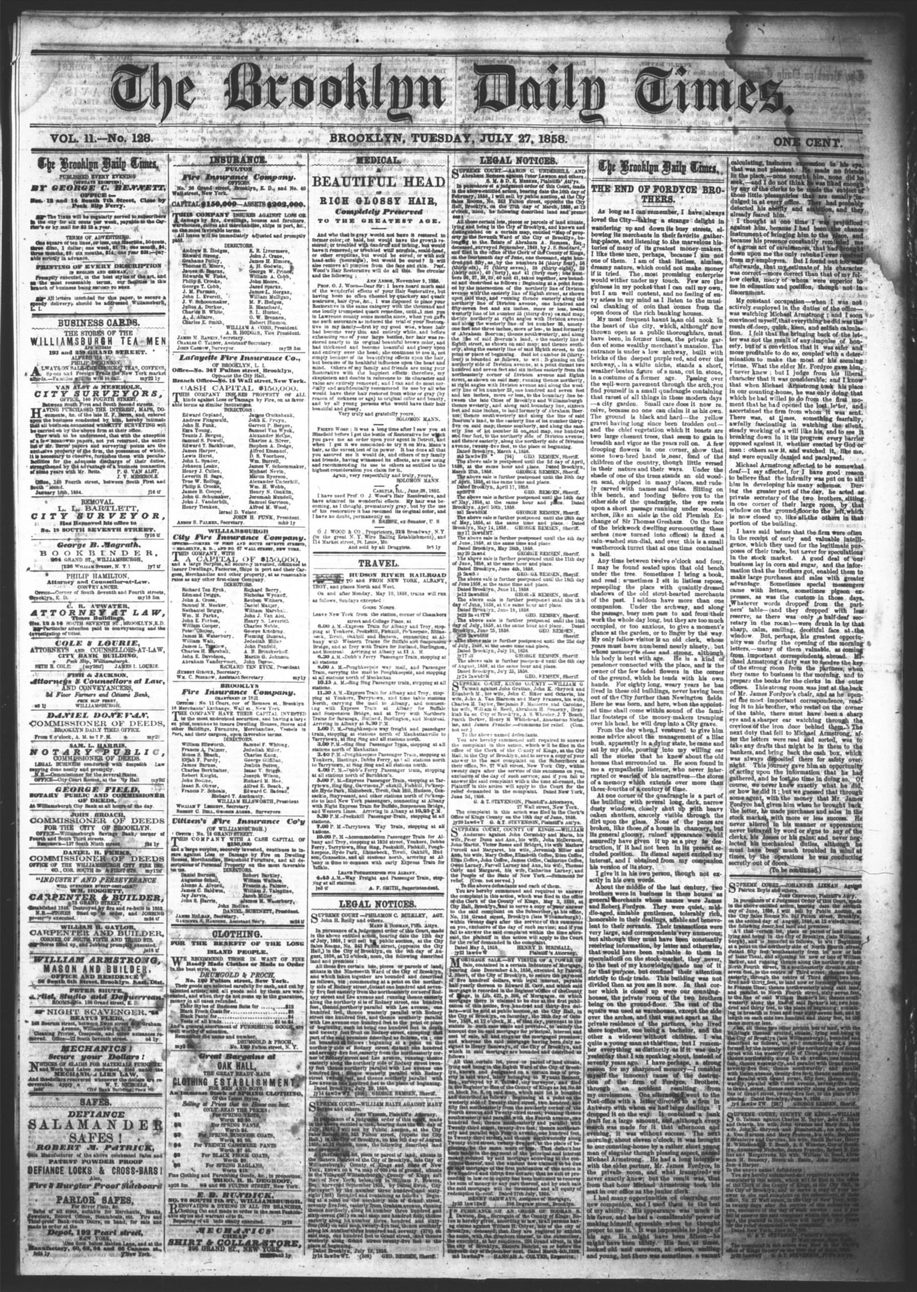  Blackwood For July Which Has Whitman Archive